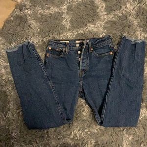 Wedgie straight leg Levi’s